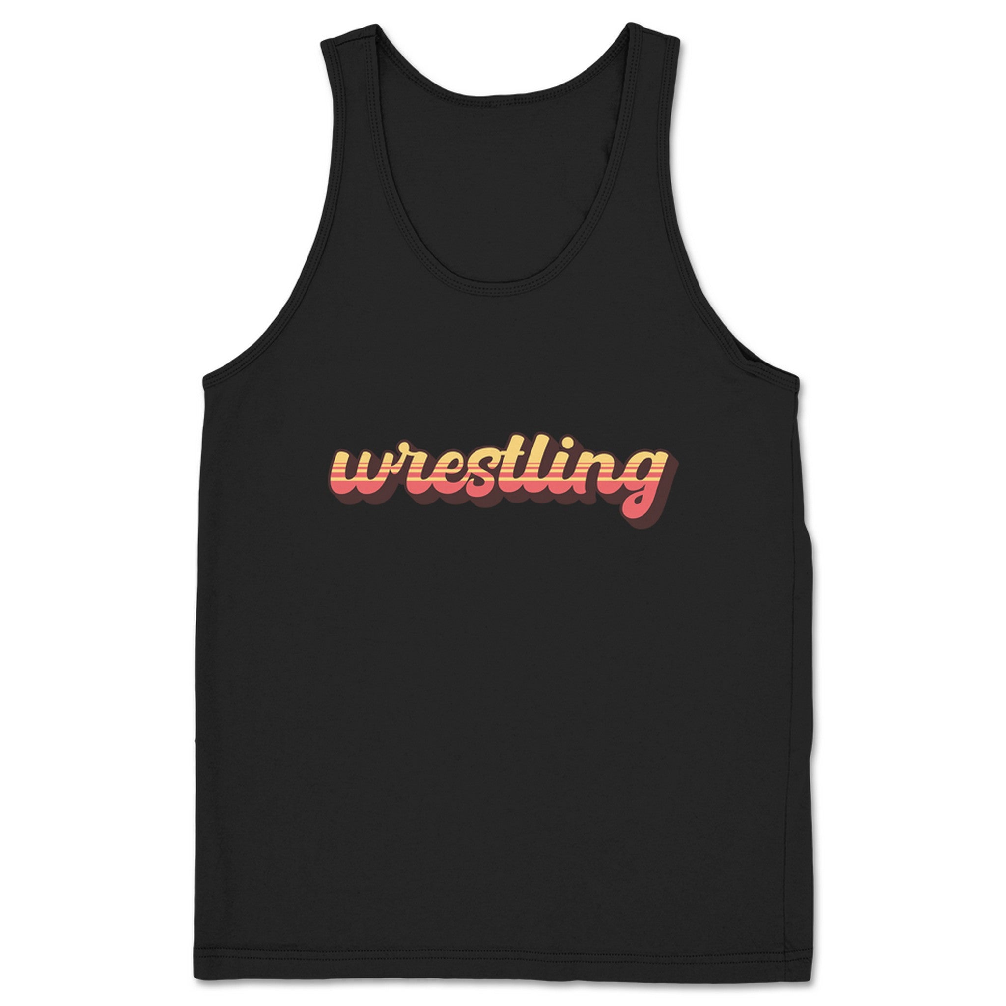 The Mr. Warren Hayes Show Vintage Wrestling Unisex Tank Black