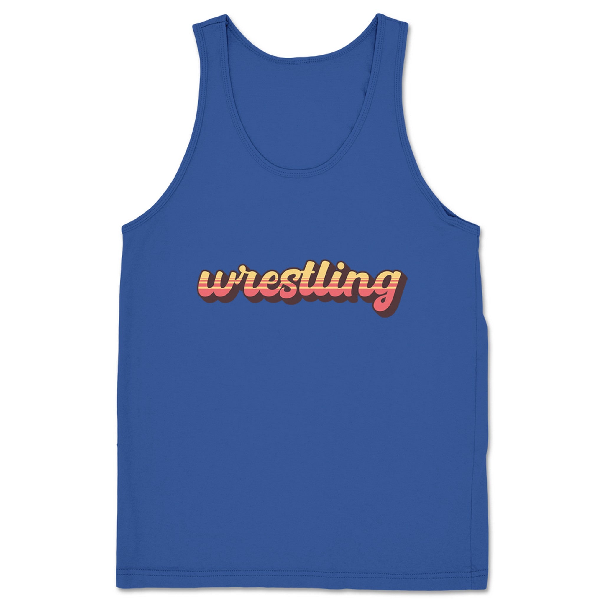 The Mr. Warren Hayes Show Vintage Wrestling Unisex Tank Royal Blue
