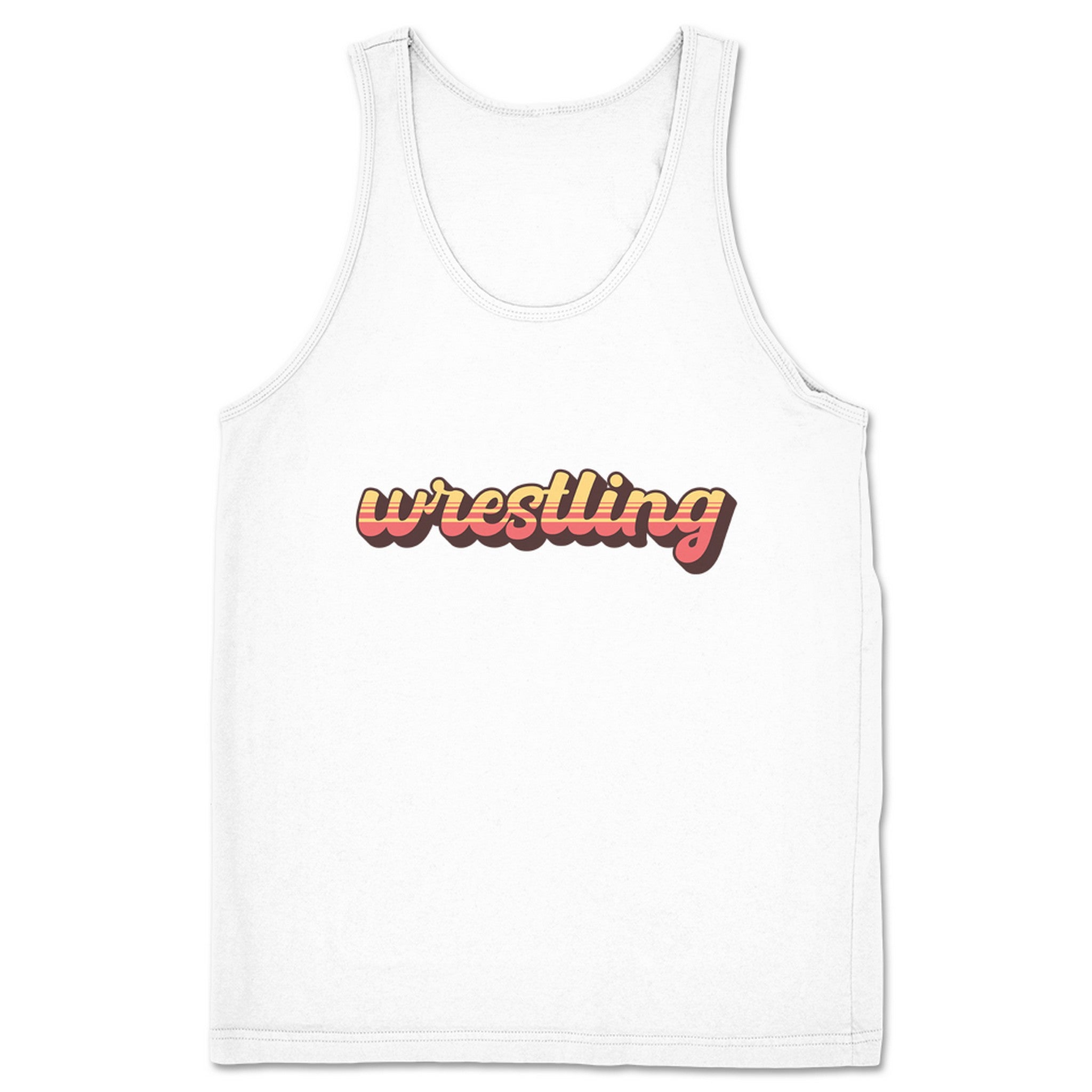 The Mr. Warren Hayes Show Vintage Wrestling Unisex Tank White