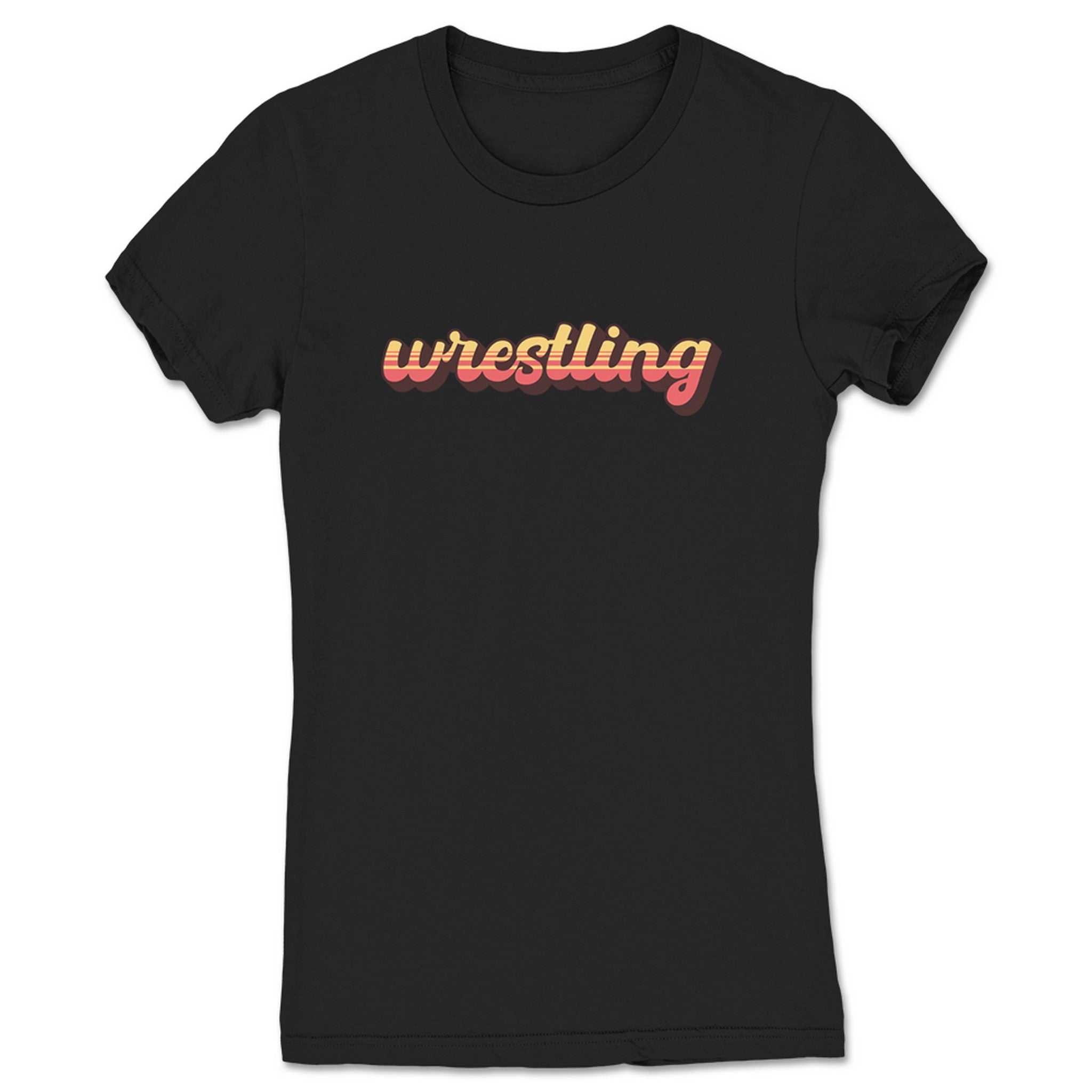 The Mr. Warren Hayes Show Vintage Wrestling Women's Tee Black