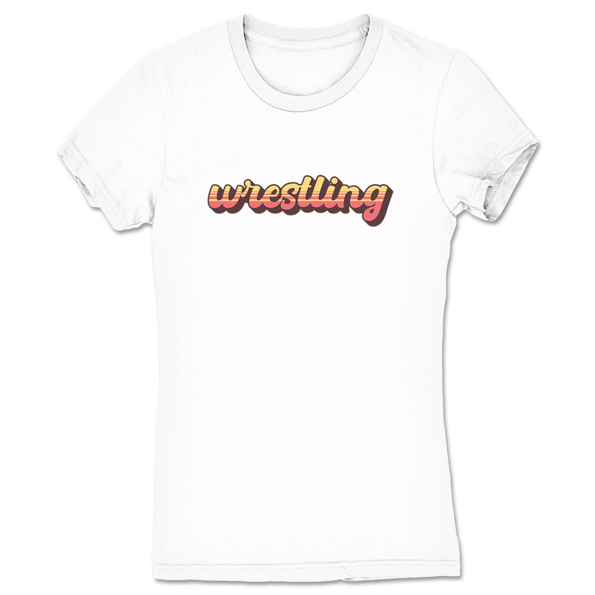 The Mr. Warren Hayes Show Vintage Wrestling Women's Tee White