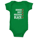 Theo Ivory  Infant Onesie Kelly Green