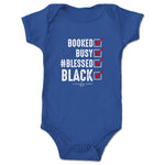 Theo Ivory  Infant Onesie Royal Blue