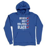 Theo Ivory  Midweight Pullover Hoodie Royal Blue