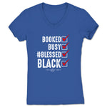 Theo Ivory  Women's V-Neck Royal Blue