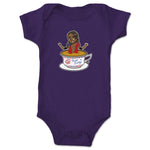 Theo Ivory  Infant Onesie Purple