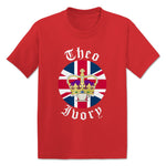 Theo Ivory  Toddler Tee Red