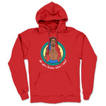 Theo Ivory  Midweight Pullover Hoodie Red