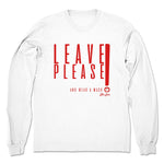 Theo Ivory  Unisex Long Sleeve White
