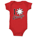 This Filipino American Life  Infant Onesie Red