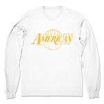 This Filipino American Life  Unisex Long Sleeve White (w/ Gold Print)