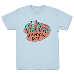 This Filipino American Life  Youth Tee Light Blue