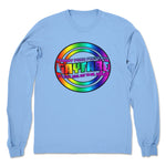 Tommy Purr  Unisex Long Sleeve Baby Blue