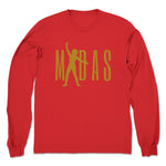 Tony Midas  Unisex Long Sleeve Red