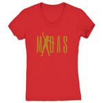 Tony Midas  Women's V-Neck Red