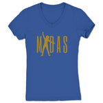 Tony Midas  Women's V-Neck Royal Blue