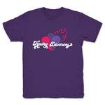 Trashy Divorces Podcast  Youth Tee Purple
