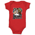 Uncanny Attractions  Infant Onesie Red