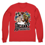 Uncanny Attractions  Unisex Long Sleeve Red