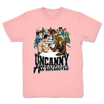 Uncanny Attractions  Youth Tee Pink