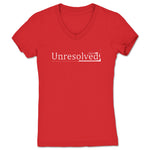 Unresolved  Women's V-Neck Red