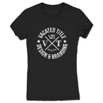 Vacated Title  Women's Tee Black