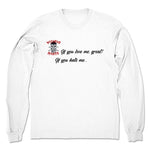 Vicious Rants  Unisex Long Sleeve White