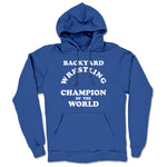 What a Maneuver!  Midweight Pullover Hoodie Royal Blue