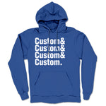 What a Maneuver!  Midweight Pullover Hoodie Royal Blue