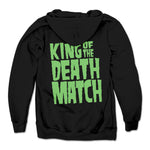 What a Maneuver!  Midweight Pullover Hoodie Black (w/ Green Print)