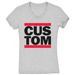 What a Maneuver!  Women's V-Neck Heather Grey
