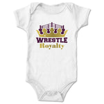 Wrestle Royalty  Infant Onesie White