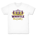 Wrestle Royalty  Youth Tee White