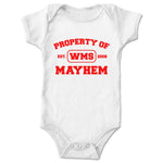 Wrestling Mayhem Show  Infant Onesie White
