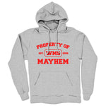 Wrestling Mayhem Show  Midweight Pullover Hoodie Heather Grey