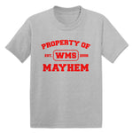 Wrestling Mayhem Show  Toddler Tee Heather Grey