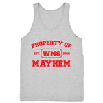 Wrestling Mayhem Show  Unisex Tank Heather Grey