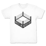 Wrestling Never Dies  Youth Tee White