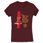 Wrestling with Classics  Women's Tee Maroon
