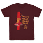 Wrestling with Classics  Youth Tee Maroon