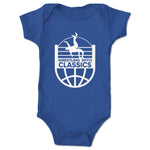 Wrestling with Classics  Infant Onesie Royal Blue