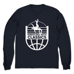 Wrestling with Classics  Unisex Long Sleeve Navy