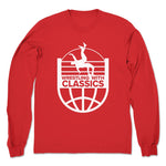 Wrestling with Classics  Unisex Long Sleeve Red