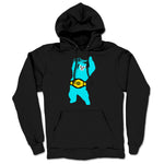 Wrestling with a Bear  Midweight Pullover Hoodie Black