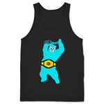 Wrestling with a Bear  Unisex Tank Black