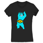 Wrestling with a Bear  Women's Tee Black