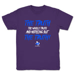Wrestling with a Bear  Youth Tee Purple