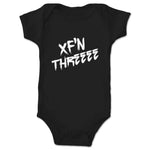 XThreeee  Infant Onesie Black