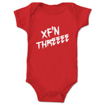 XThreeee  Infant Onesie Red