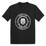 Young Lion Wrestling  Toddler Tee Black